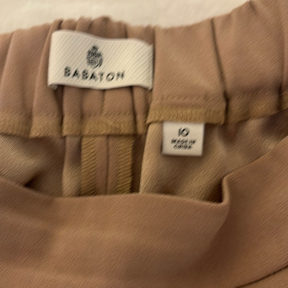 Aritzia Babaton Dress Pants.  Full length.   Size 10.  Camel and Black.